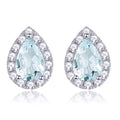 Aretes Pera Halo