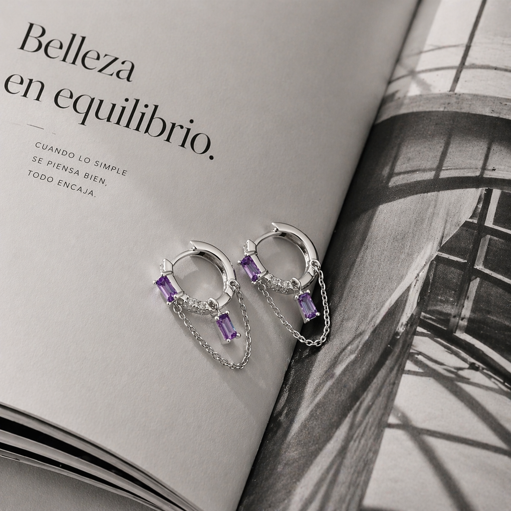 Aretes Éclat Chain
