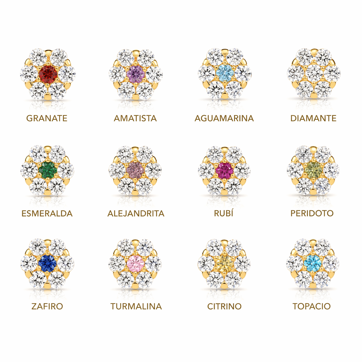 Aretes Flor