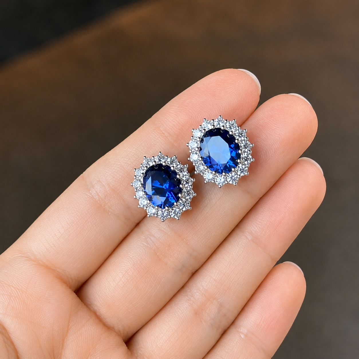 Aretes Sapphire Royale