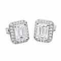 Aretes Esmerald Cut