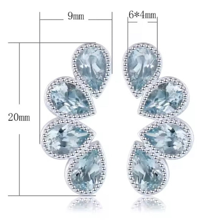 Aretes Aqua