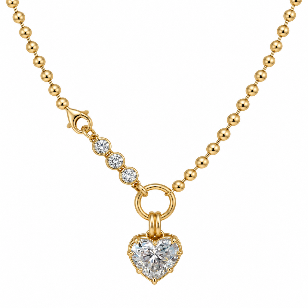Collar Heart Solitaire
