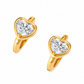 Aretes Golden Heart