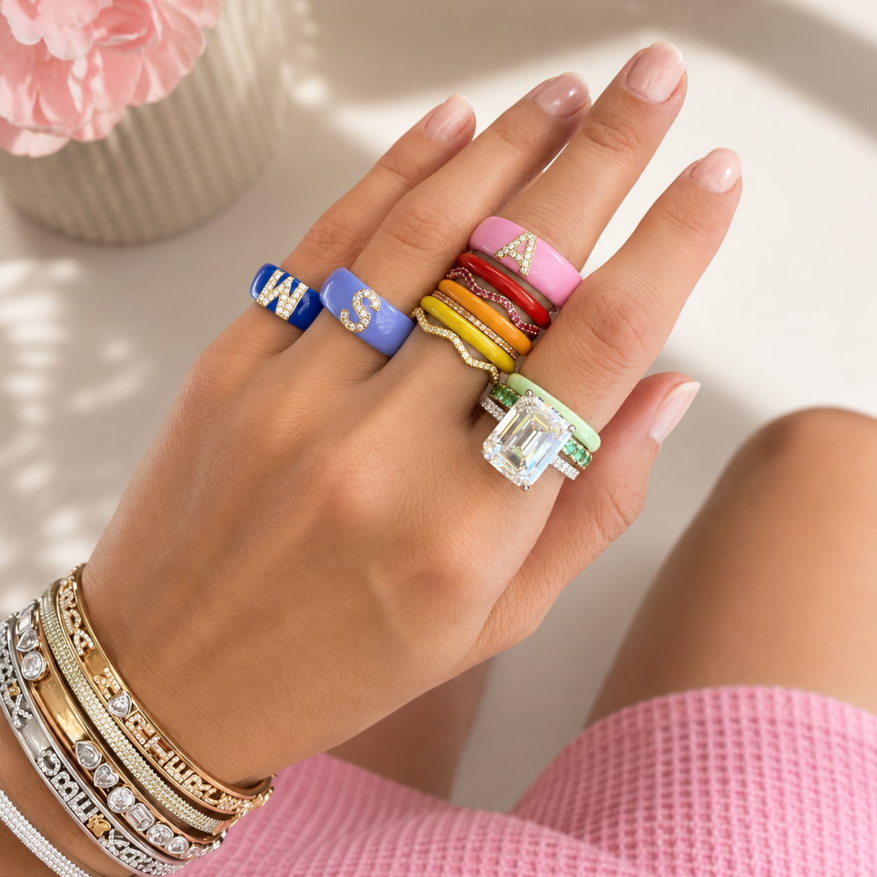 Anillo Letras