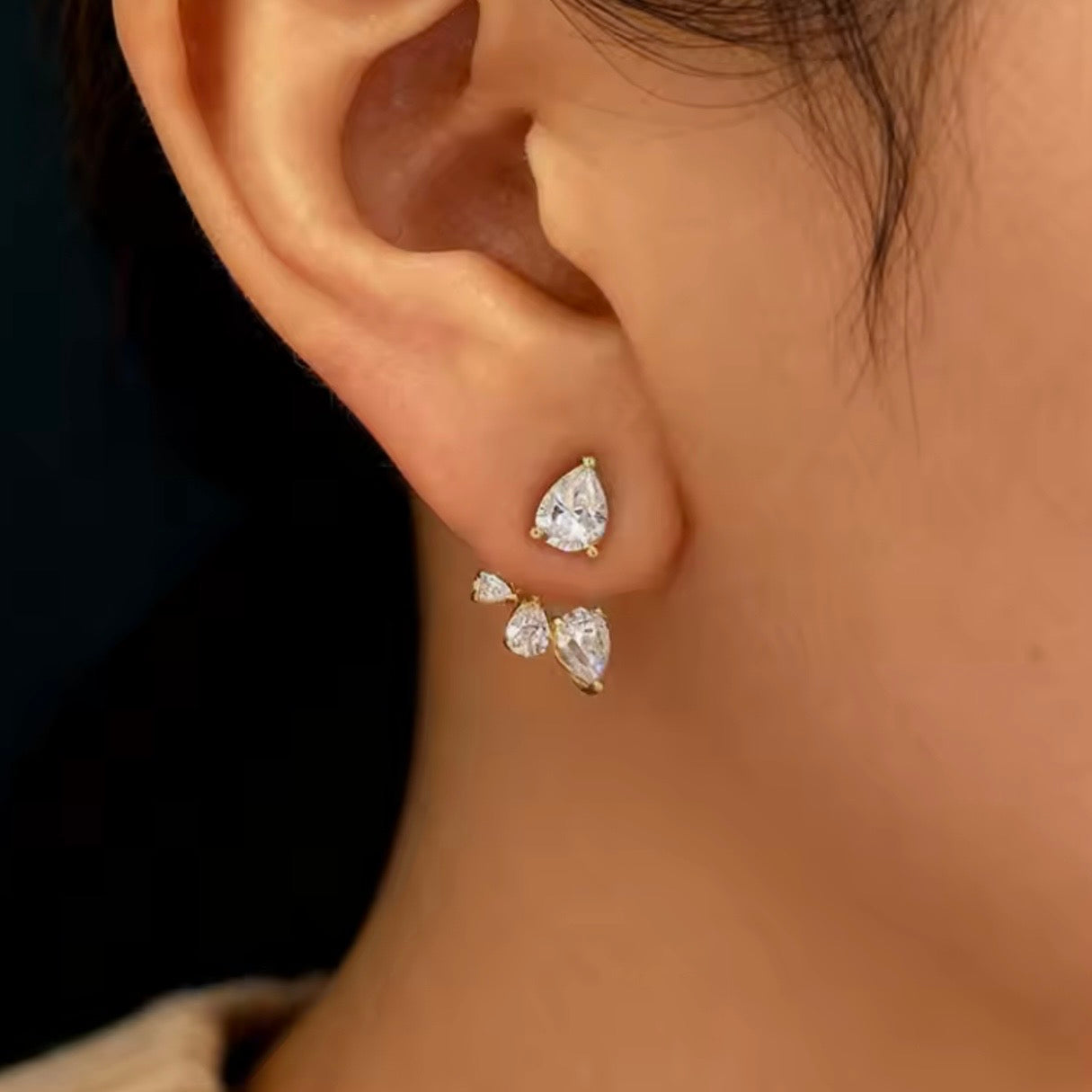Aretes Petal Drops