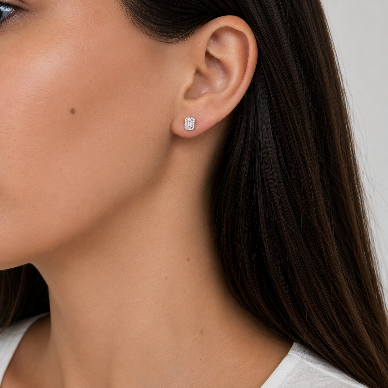 Aretes Emerald Cut