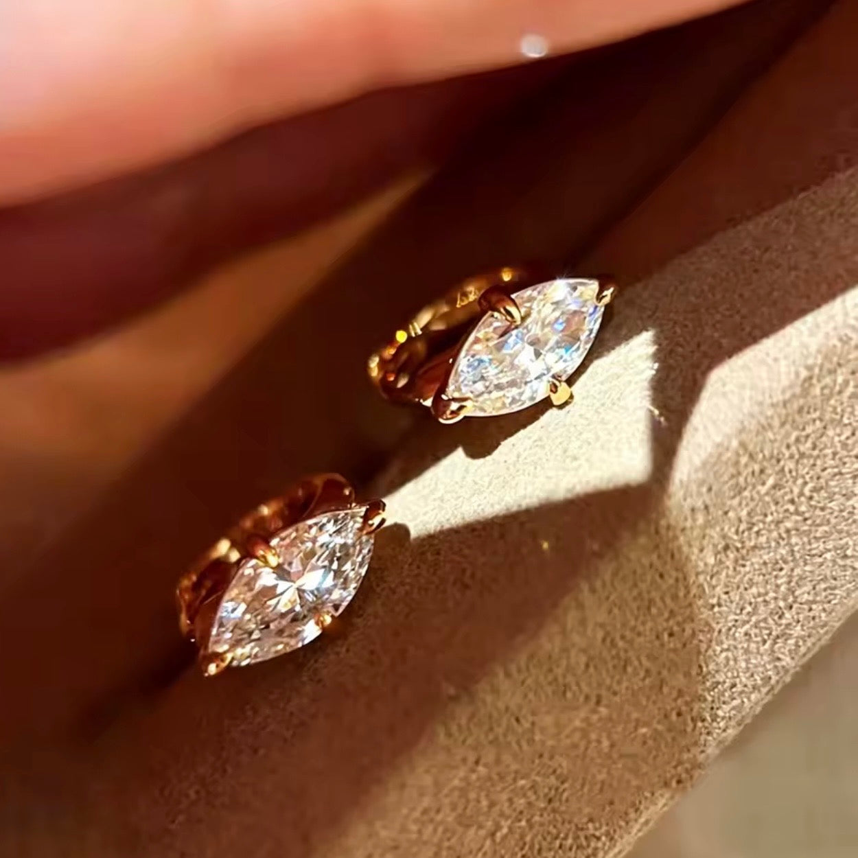 Aretes Marquise