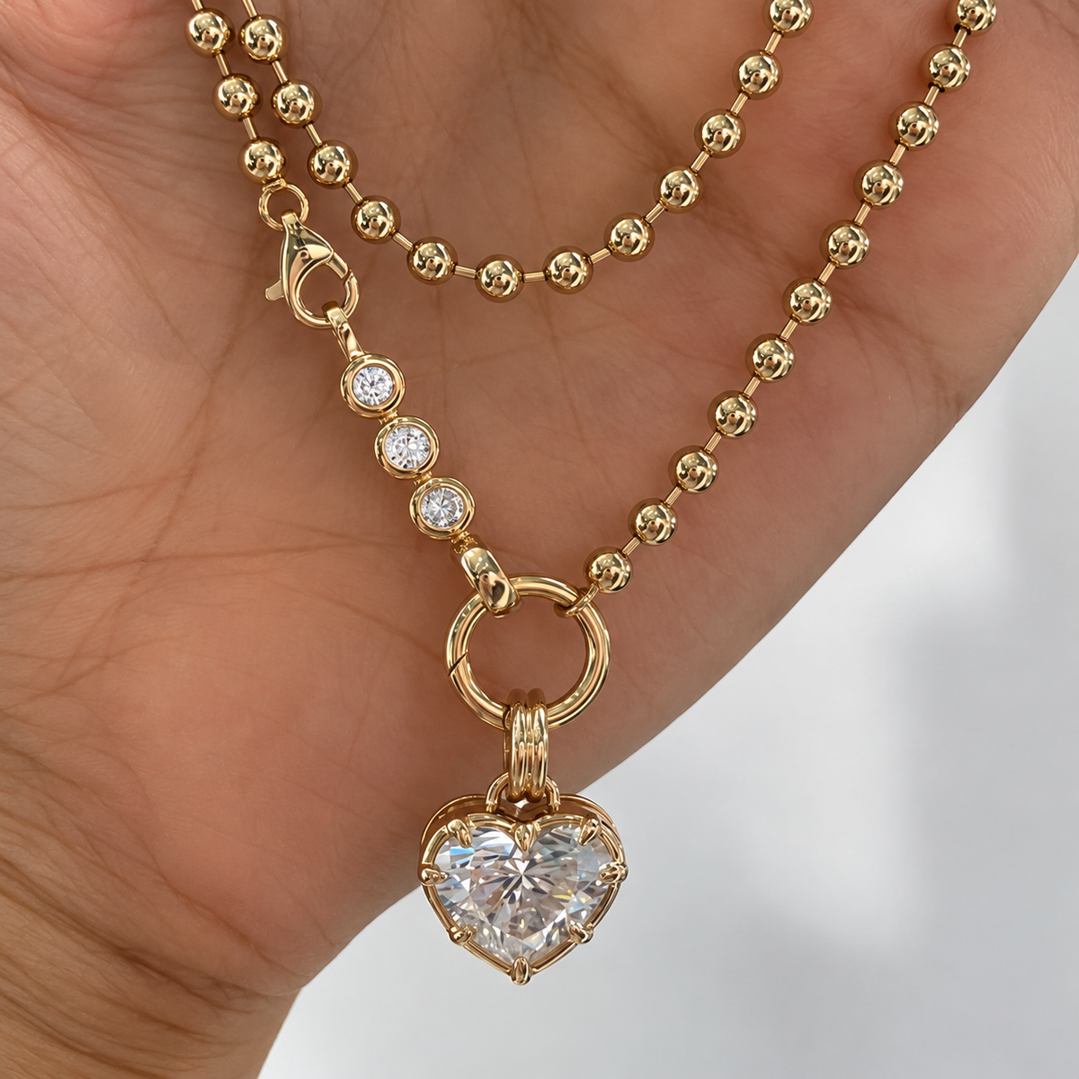 Collar Heart Solitaire