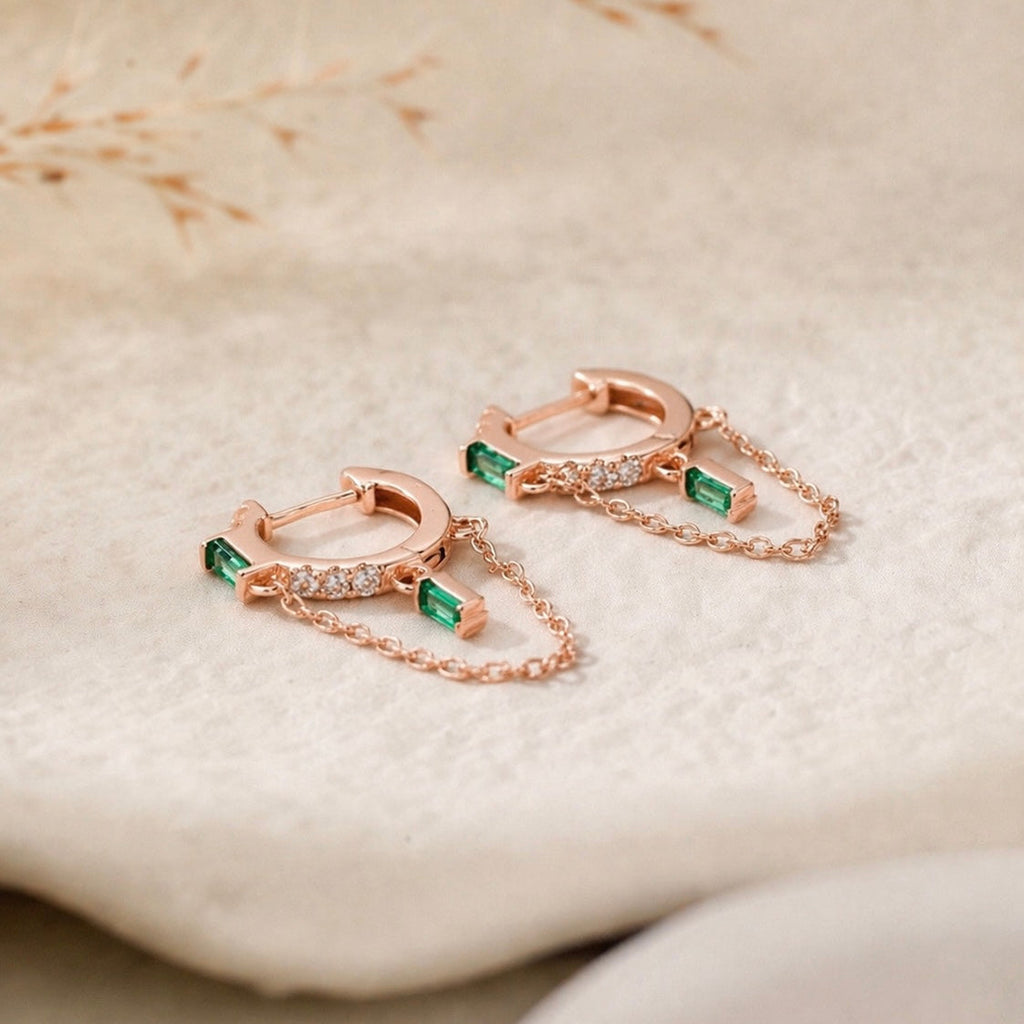 Aretes Éclat Chain