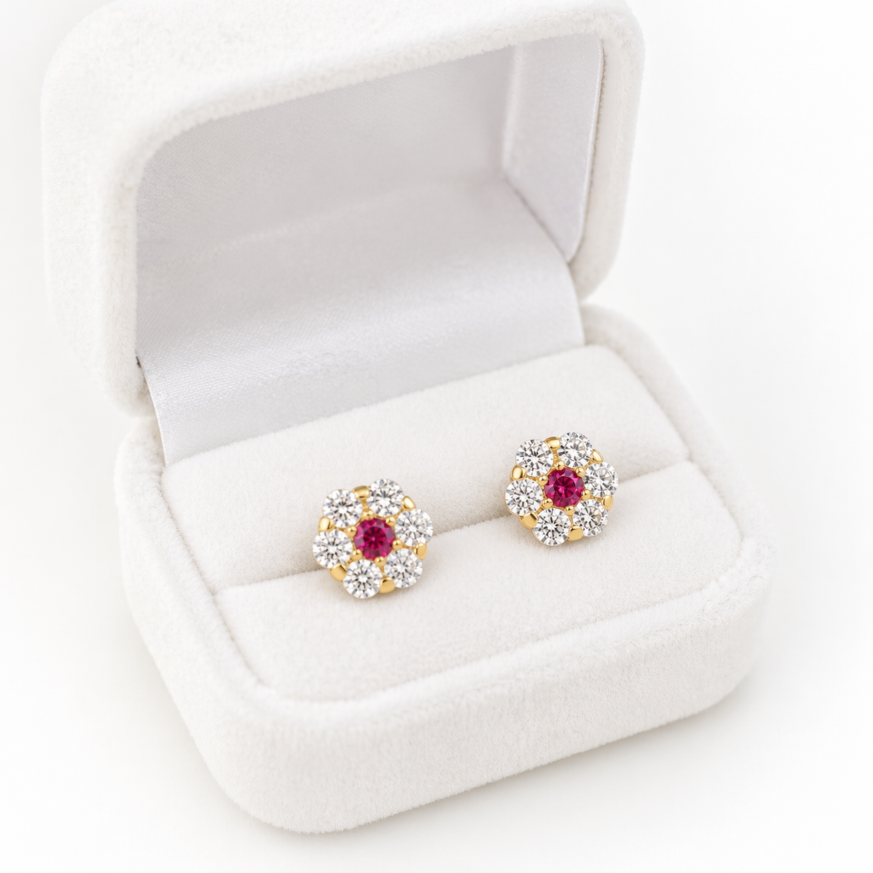 Aretes Flor