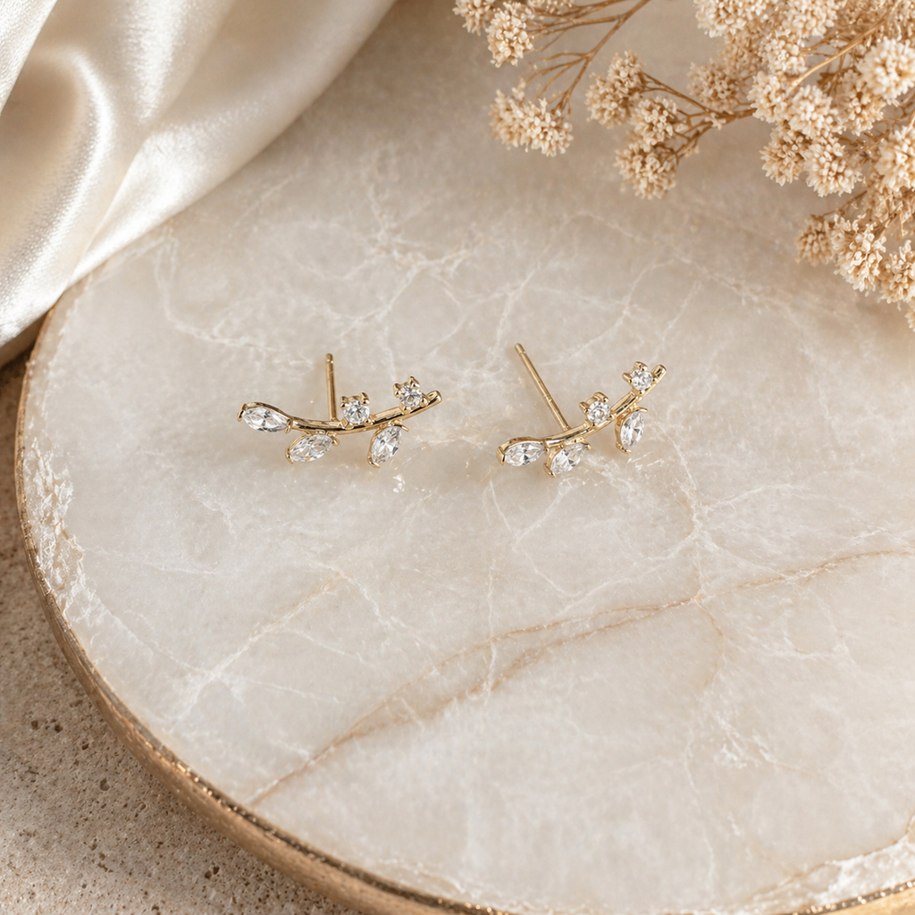 Aretes Hojas