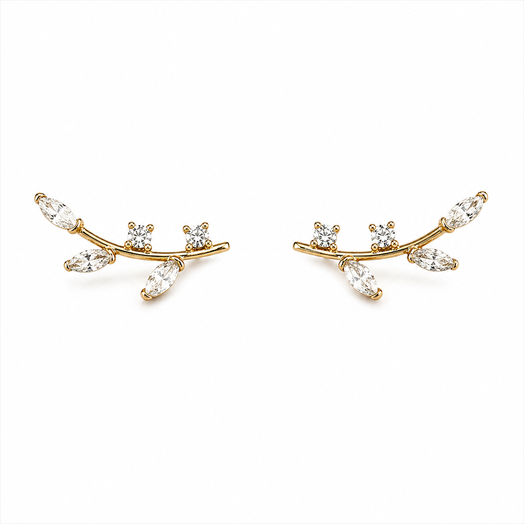 Aretes Hojas