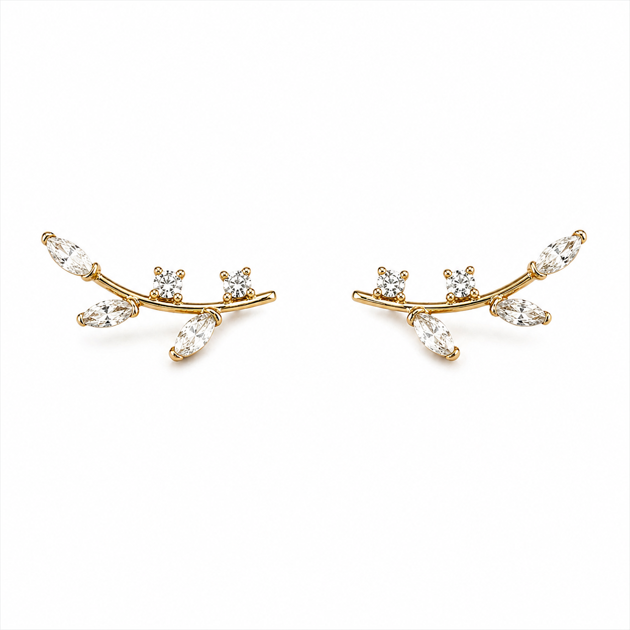 Aretes Hojas