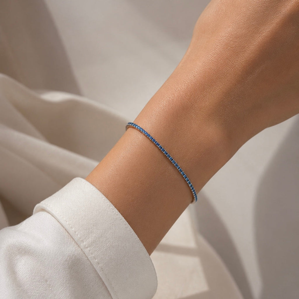 Pulsera Blue Aura Tennis