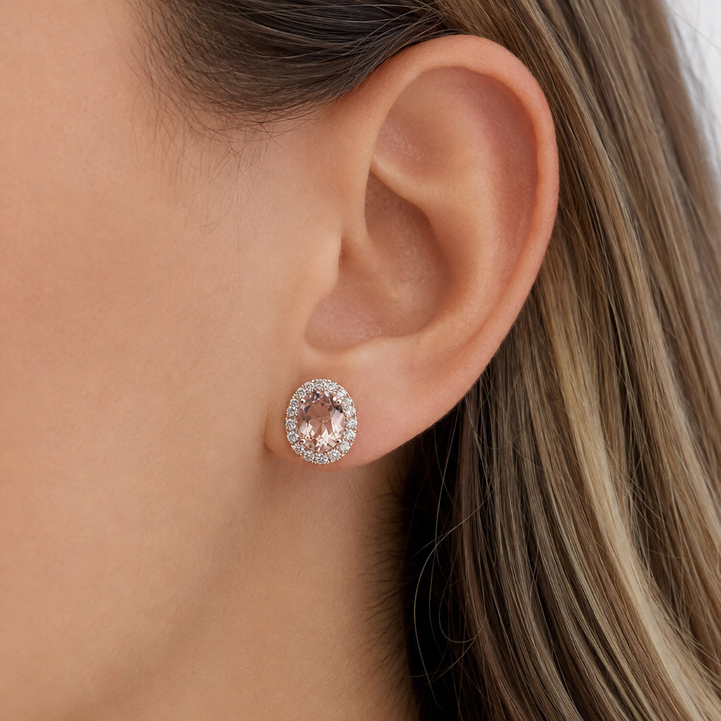 Aretes Morganita