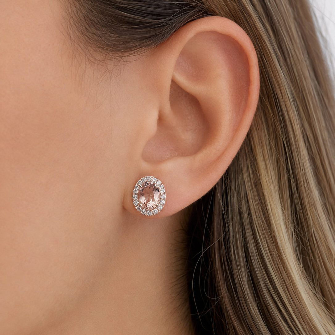 Aretes Morganita
