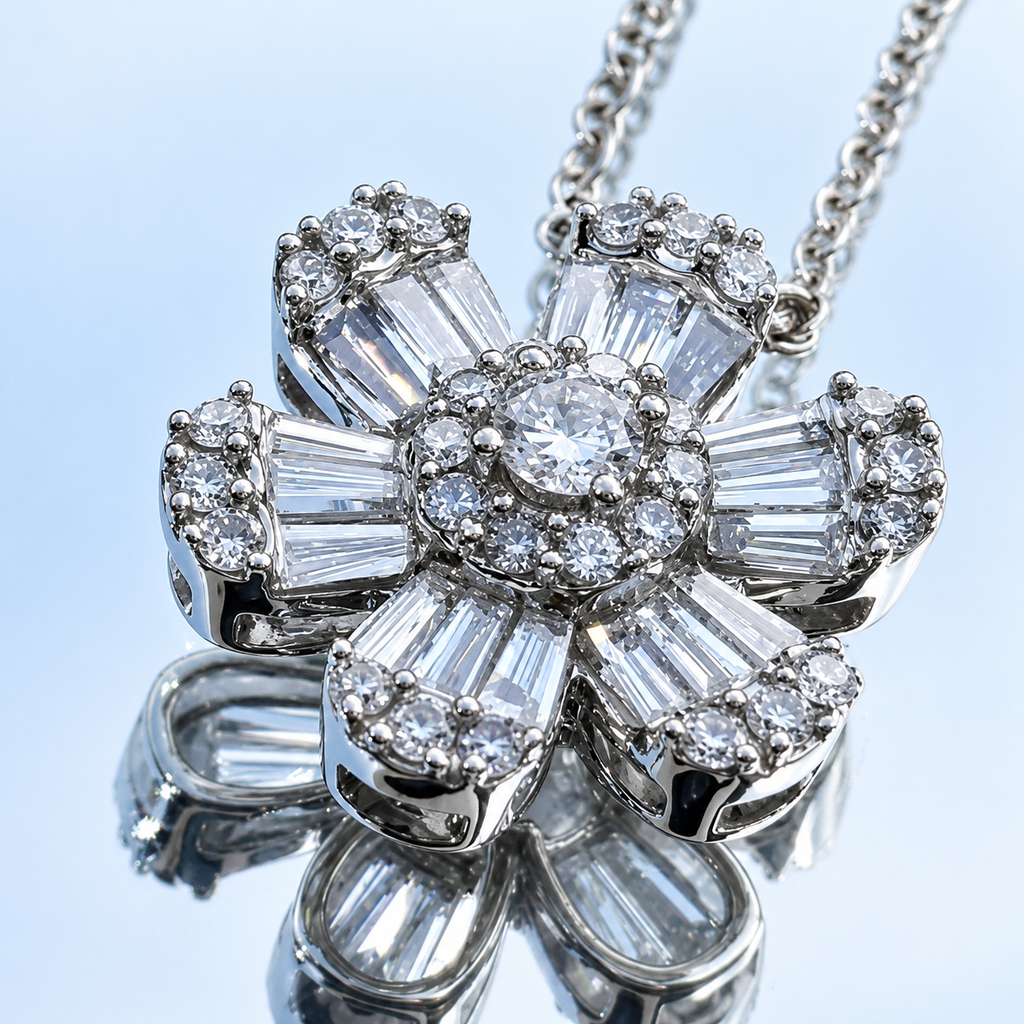 Collar Louise Diamond Flower