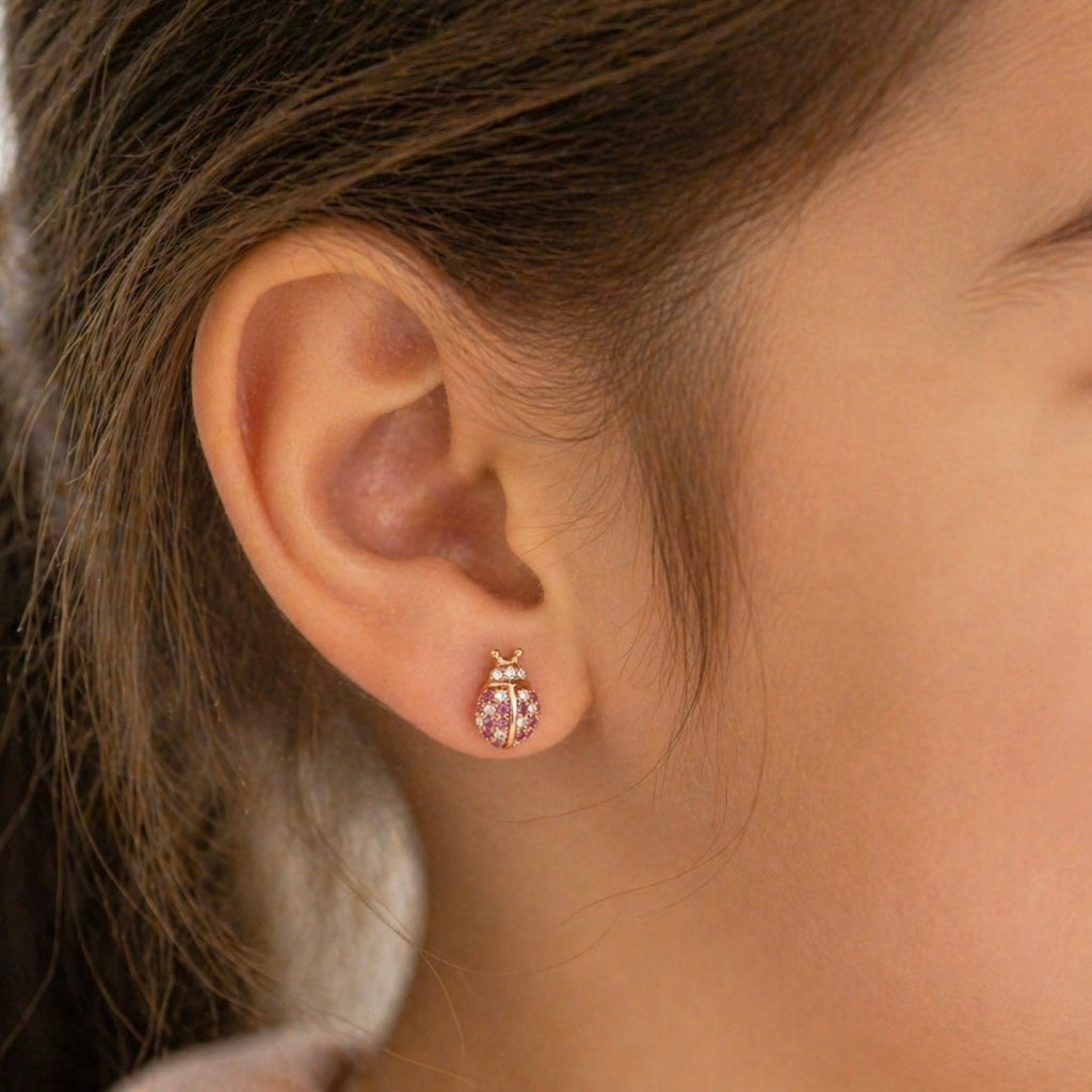 Aretes Ladybug