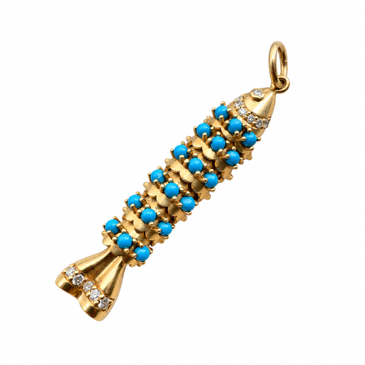 Charm Swedish Fish Turquoise