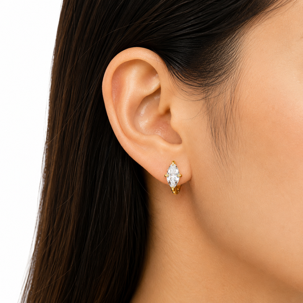 Aretes Marquise