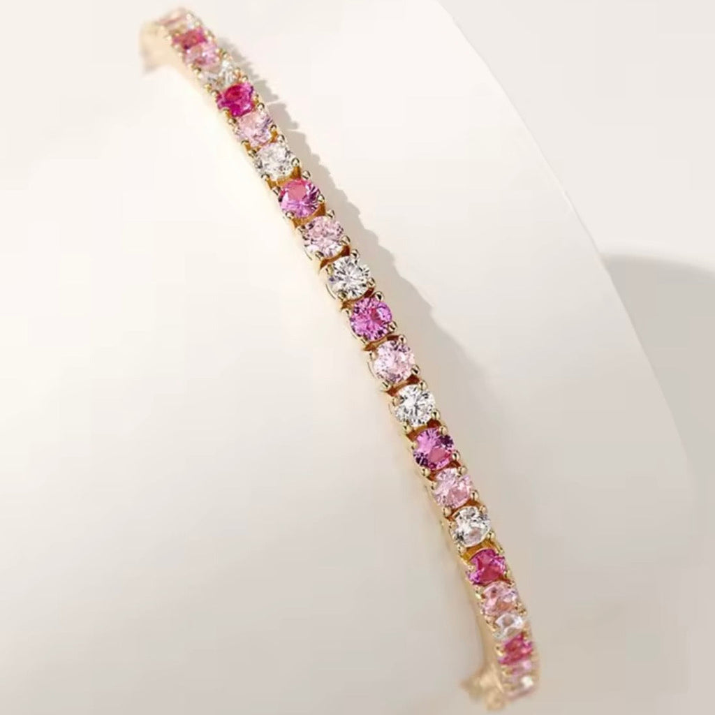 Pulsera Pink Tennis
