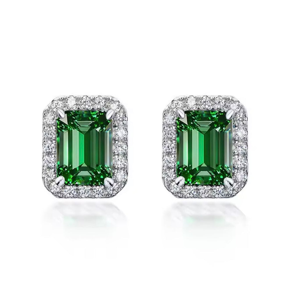 Aretes Corte Esmeralda