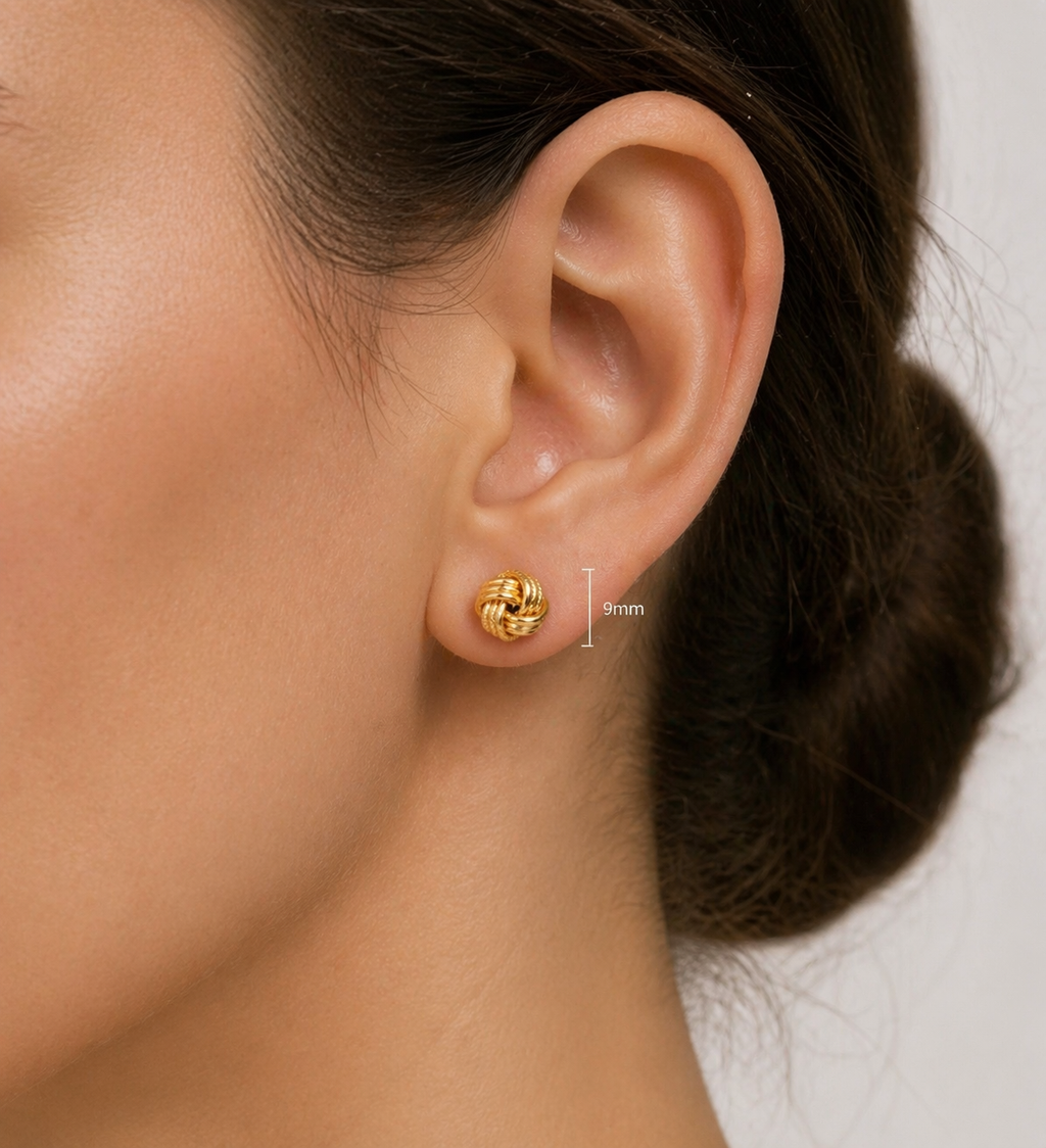 Aretes Nudo De Amor