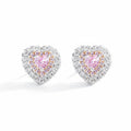 Aretes Halo Heart
