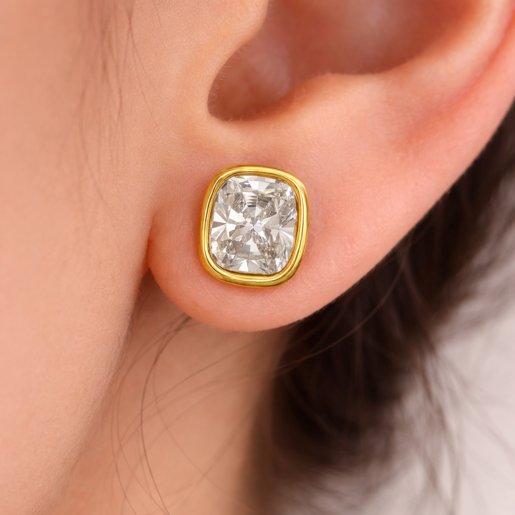 Aretes Cushion Cut