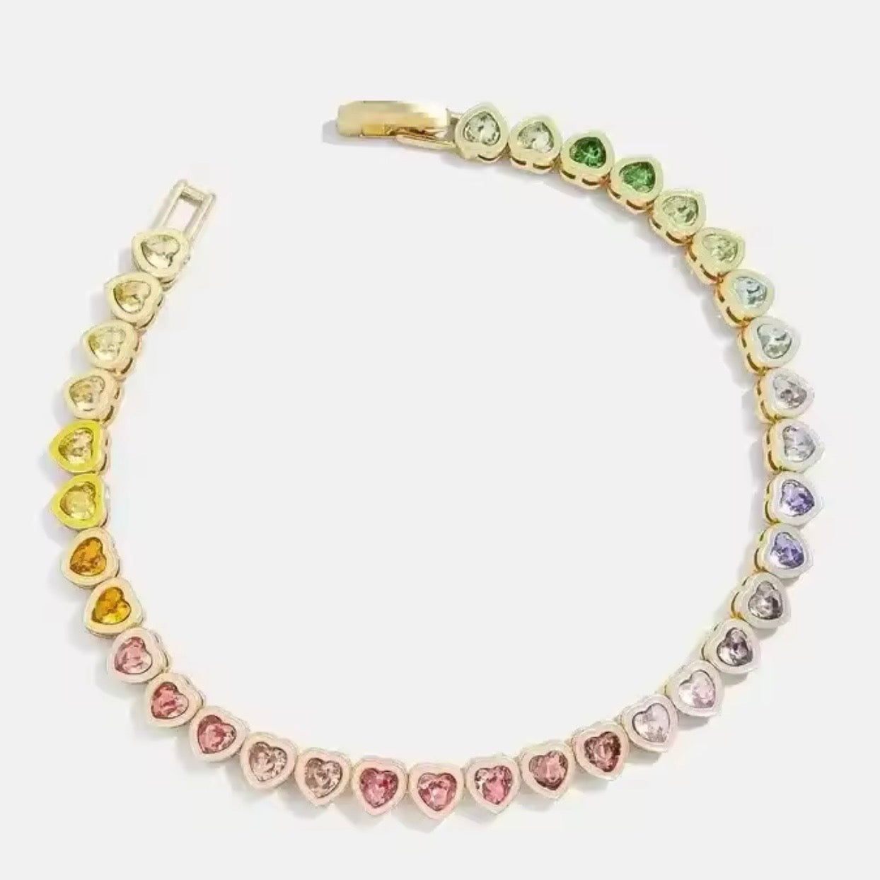 Pulsera Rainbow Hearts