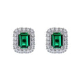 Aretes Esmeralda Halo