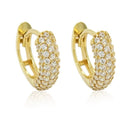 Huggies Oro 14k Y Diamantes