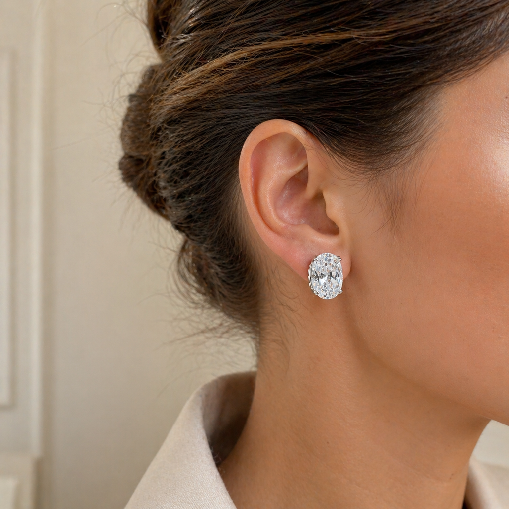 Aretes Oval
