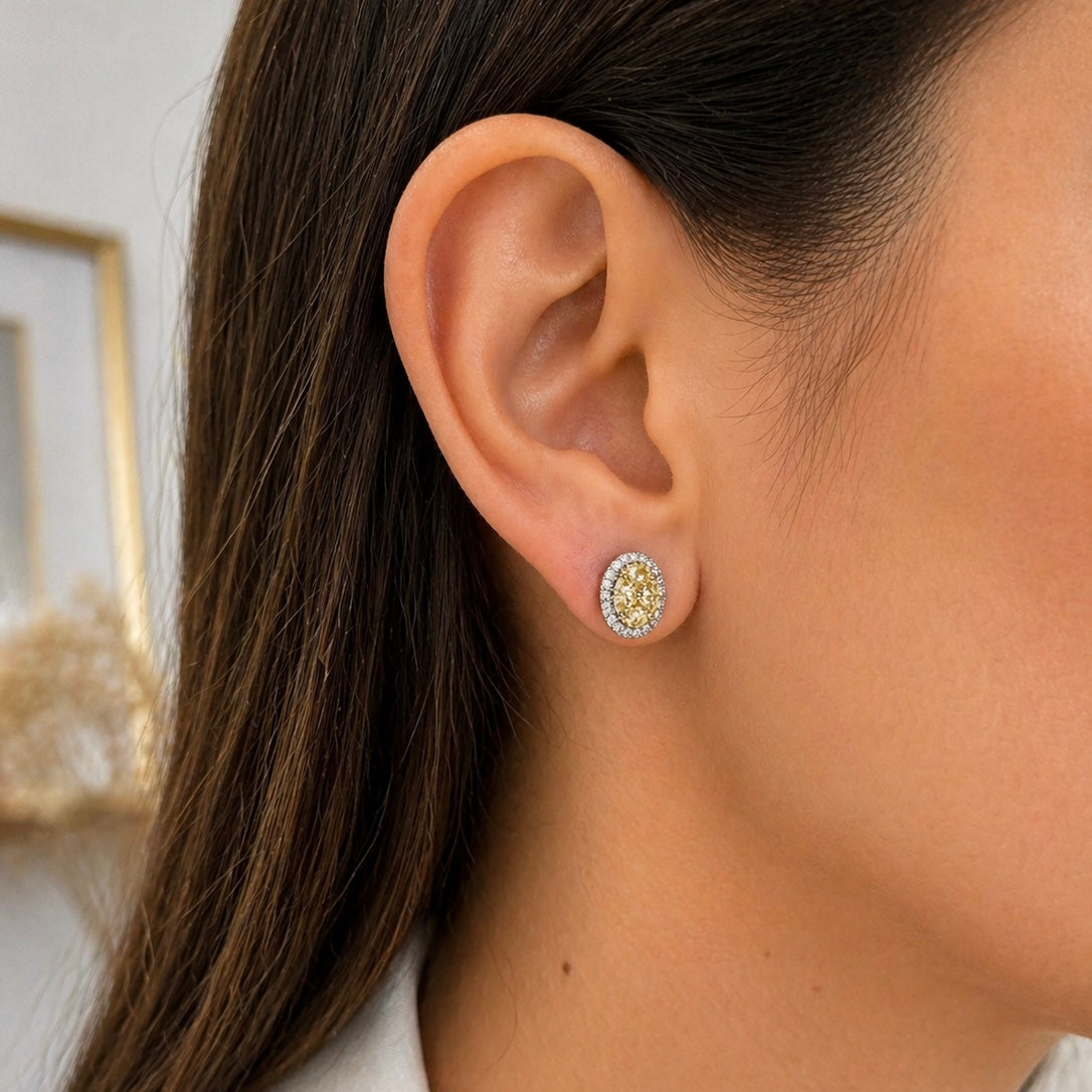 Aretes Yellow Diamond