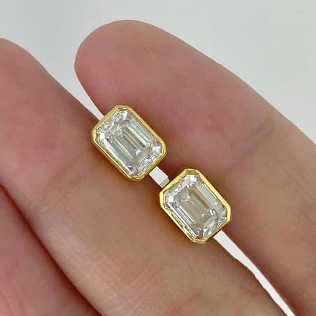 Aretes Corte Esmeralda
