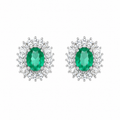 Aretes Esmeralda Oval