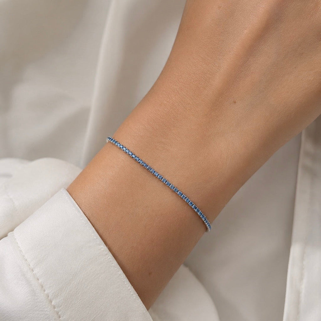 Pulsera Blue Aura Tennis