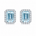 Aretes Aguamarina
