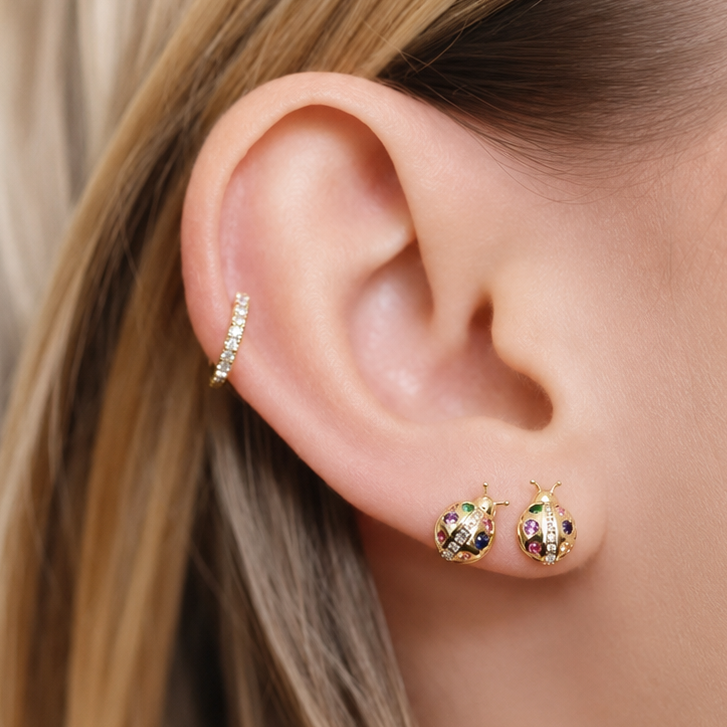 Aretes Catarina Arcoíris