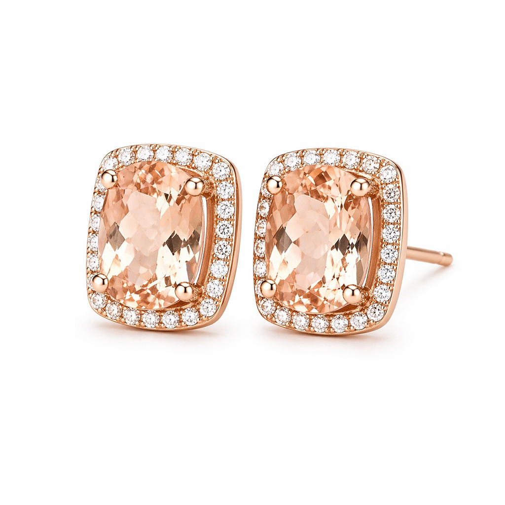 Aretes Morganita