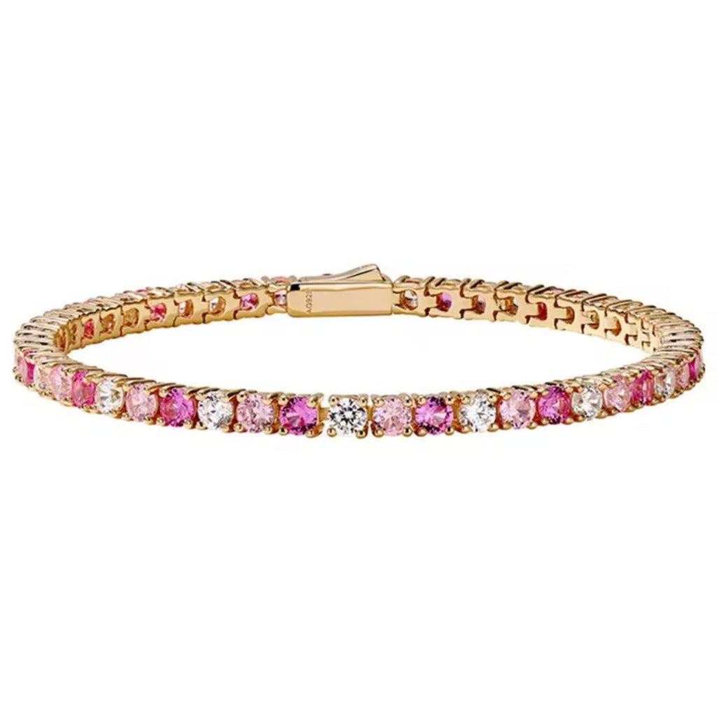 Pulsera Pink Tennis