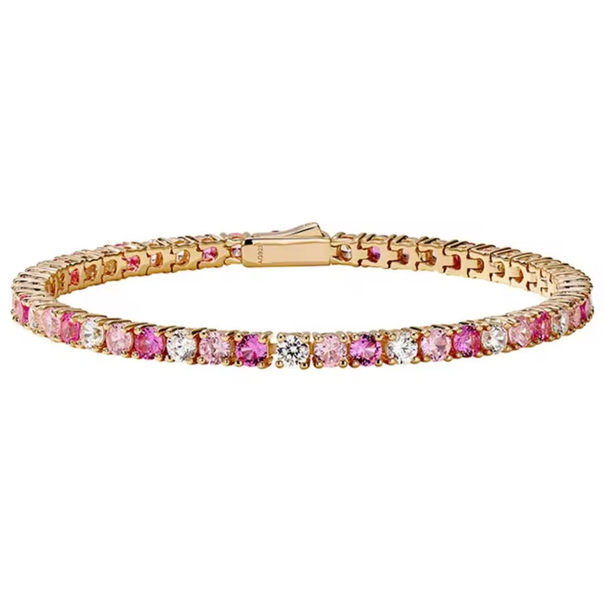 Pulsera Pink Tennis