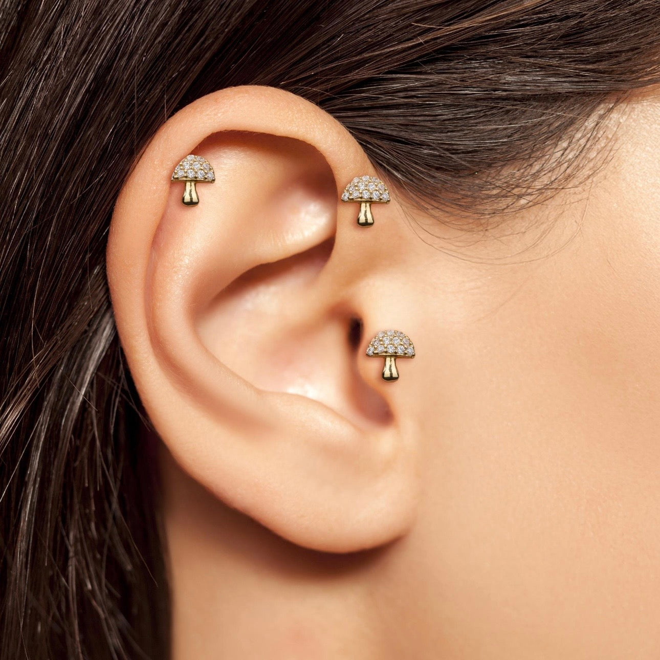 Aretes Mini Mushroom