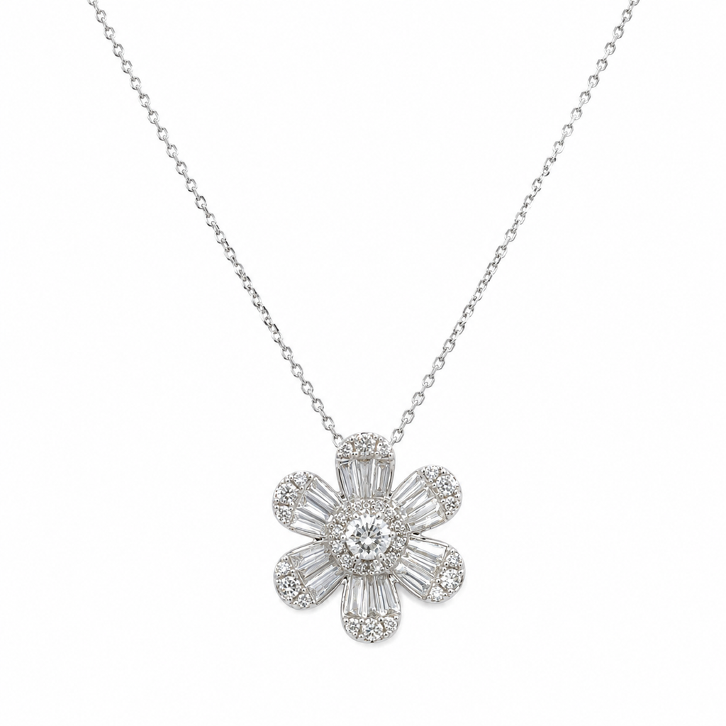 Collar Louise Diamond Flower