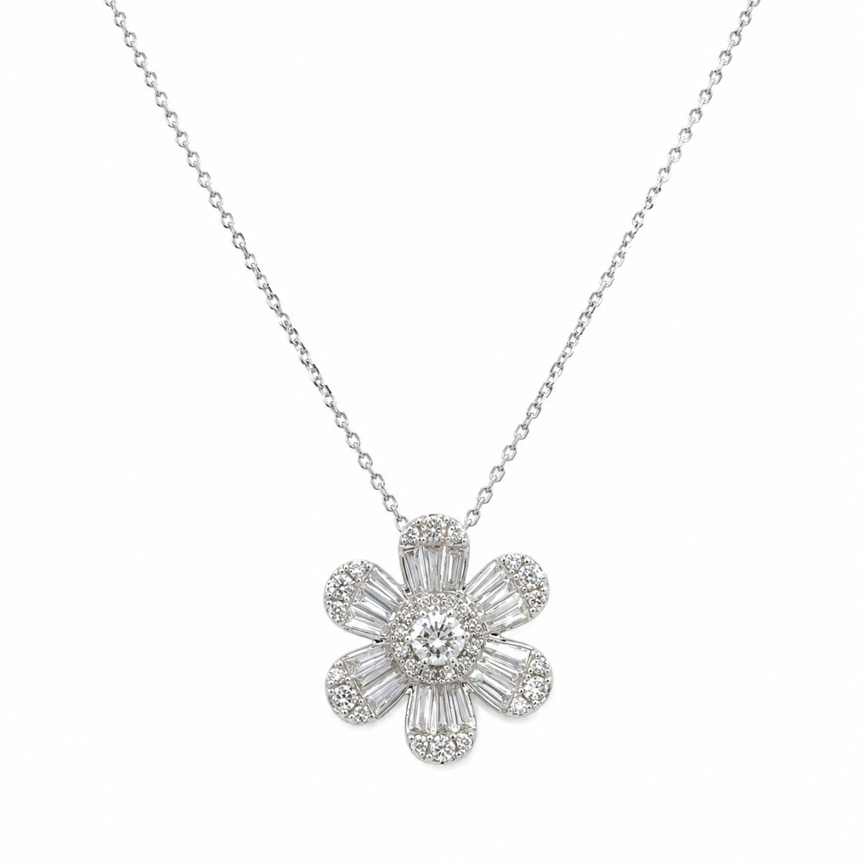 Collar Louise Diamond Flower