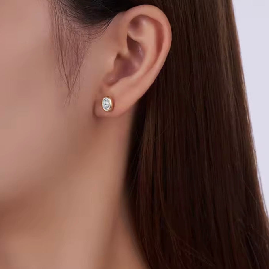 Aretes Oval