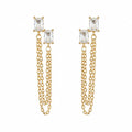 Aretes Cascade Baguette