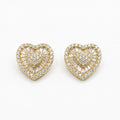 Aretes Corazón Diamante