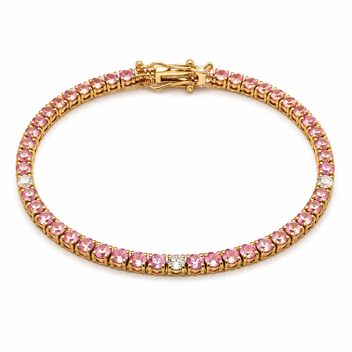 Pulsera Blush Sapphire Tennis